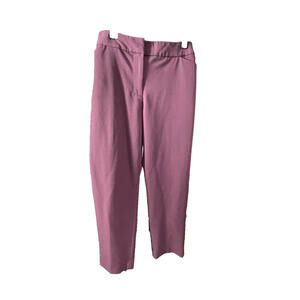 Liz Claiborne Women's Emma Dress Pants Winetasting, Elastic Waistband Sz 12